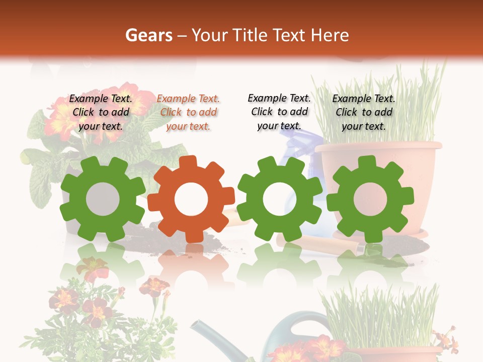 Flowers Pot PowerPoint Template