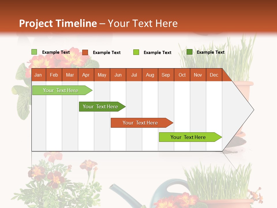 Flowers Pot PowerPoint Template