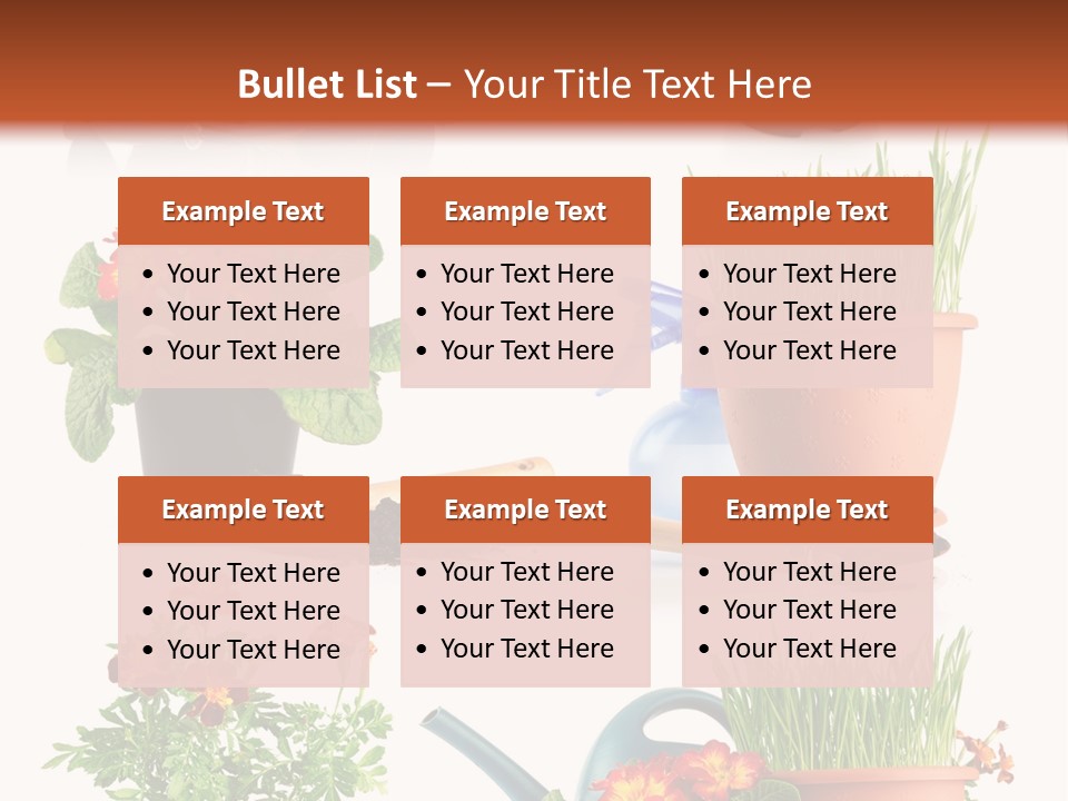 Flowers Pot PowerPoint Template
