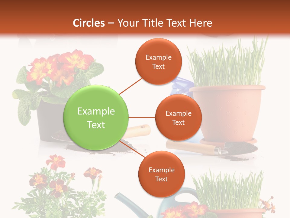 Flowers Pot PowerPoint Template