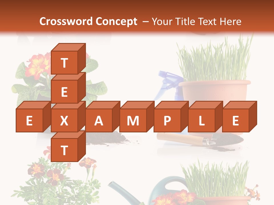 Flowers Pot PowerPoint Template
