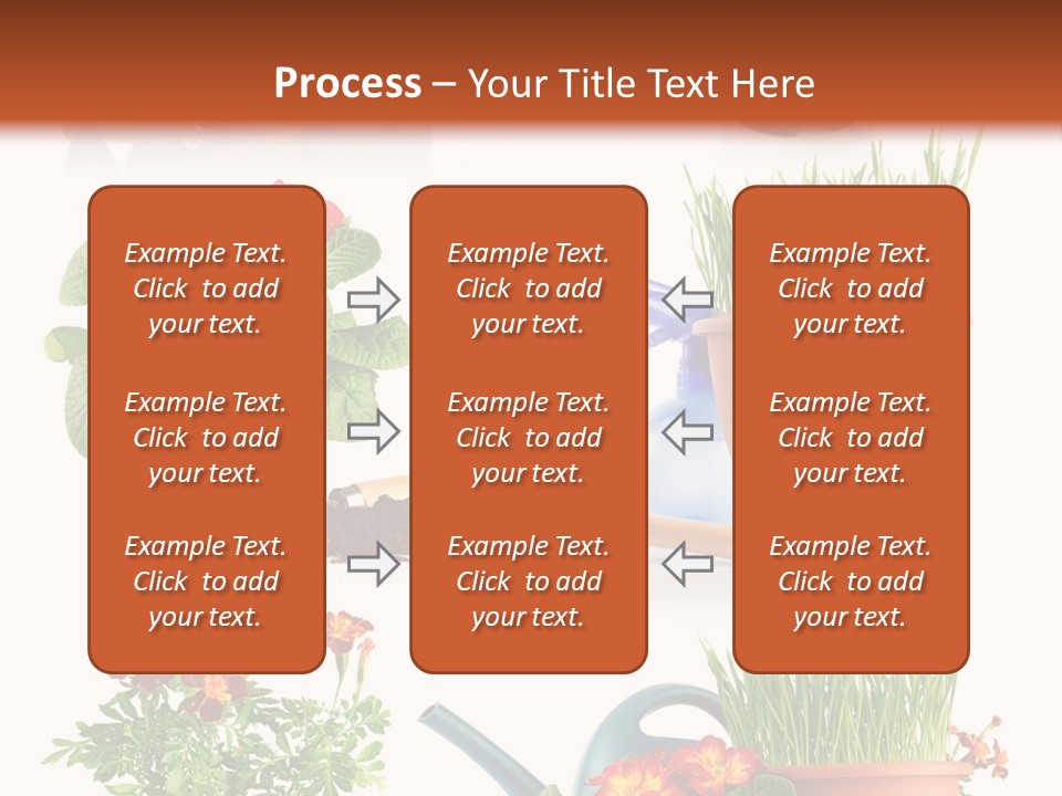 Flowers Pot PowerPoint Template