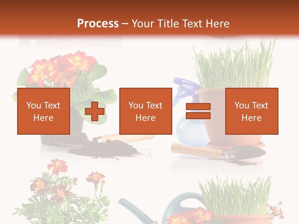 Flowers Pot PowerPoint Template