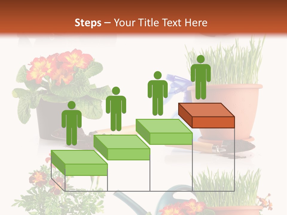 Flowers Pot PowerPoint Template