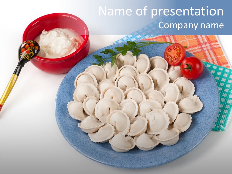 Frozen Tomato Supply PowerPoint Template