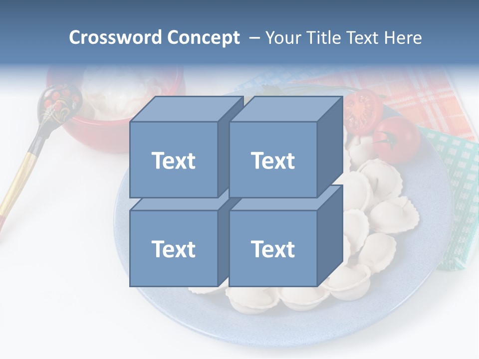 Frozen Tomato Supply PowerPoint Template