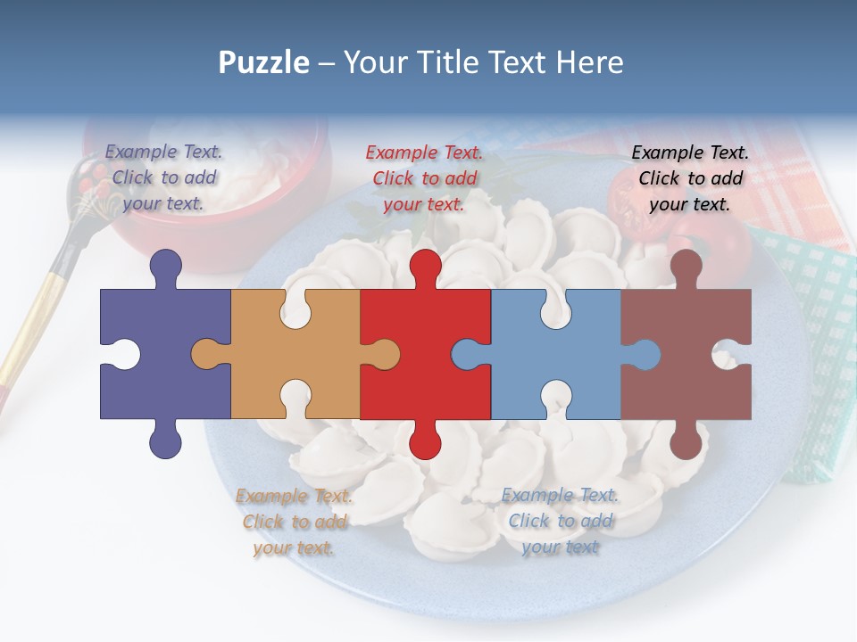 Frozen Tomato Supply PowerPoint Template