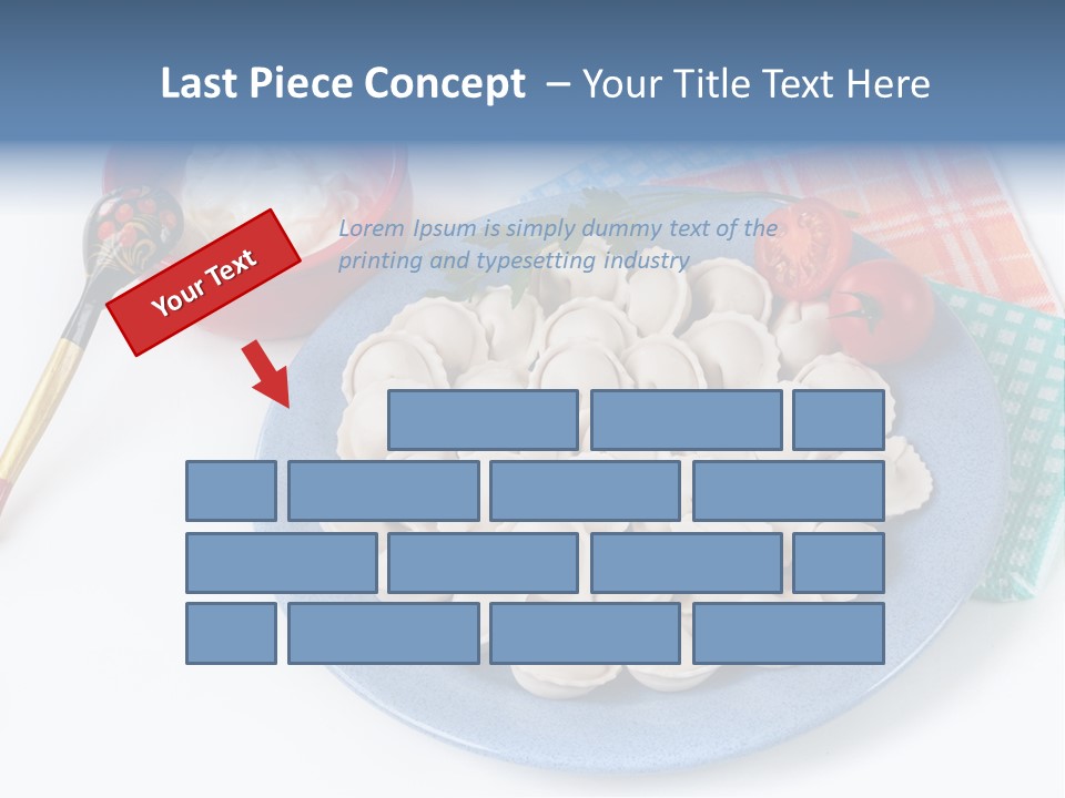 Frozen Tomato Supply PowerPoint Template