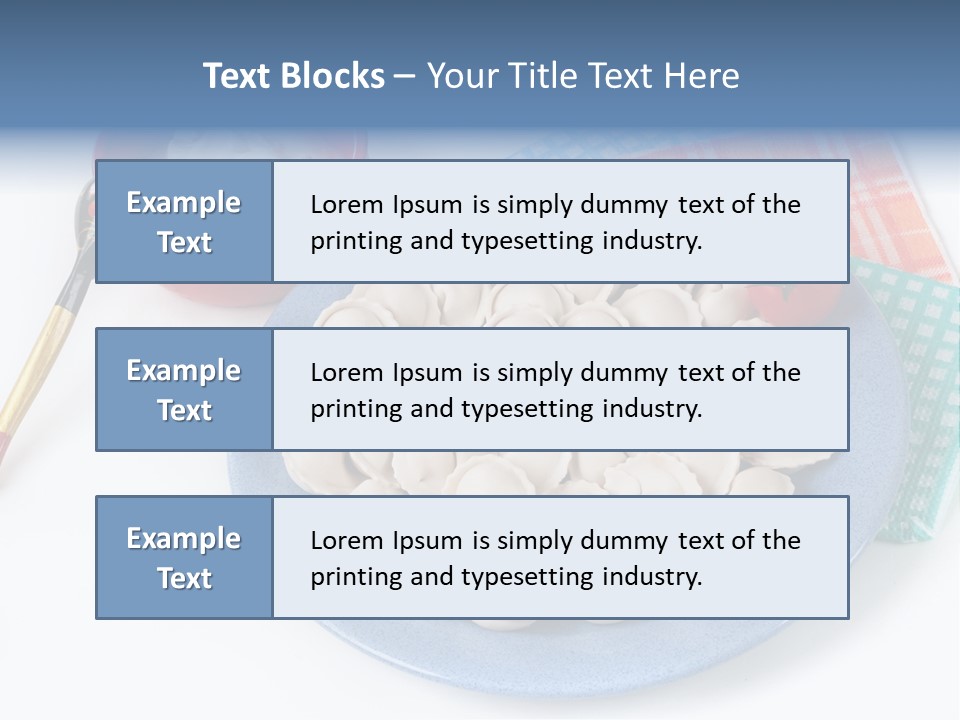 Frozen Tomato Supply PowerPoint Template