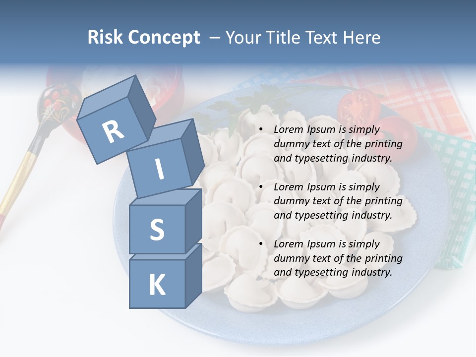 Frozen Tomato Supply PowerPoint Template