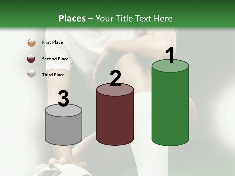 Soccer Woman PowerPoint Template