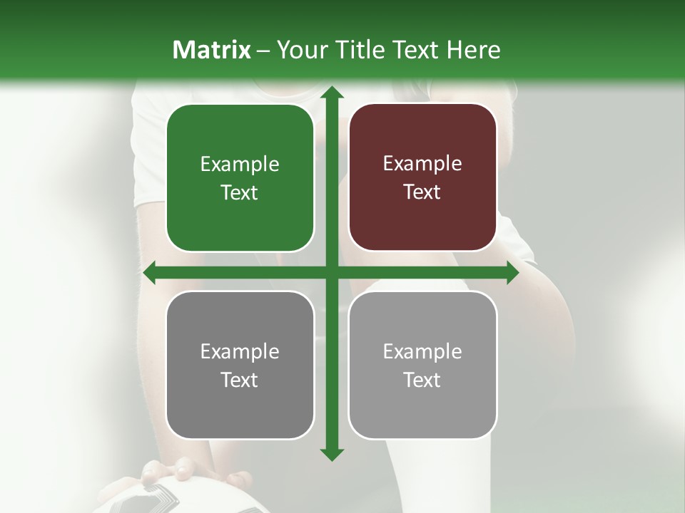 Soccer Woman PowerPoint Template