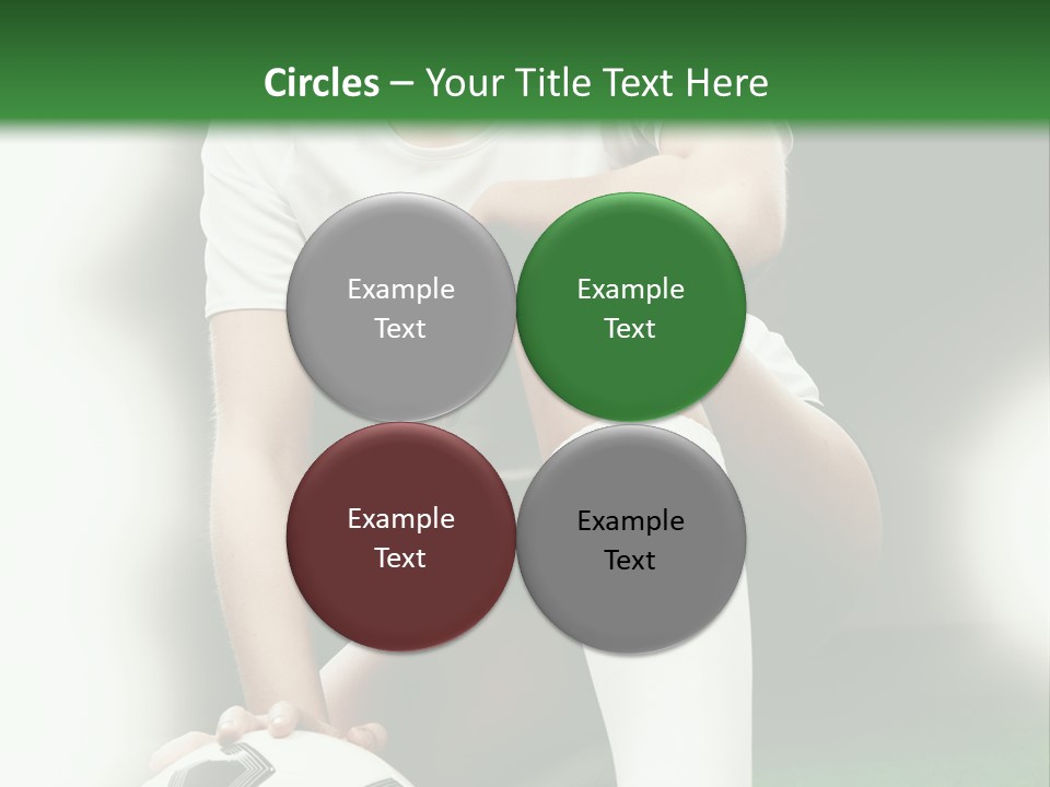 Soccer Woman PowerPoint Template