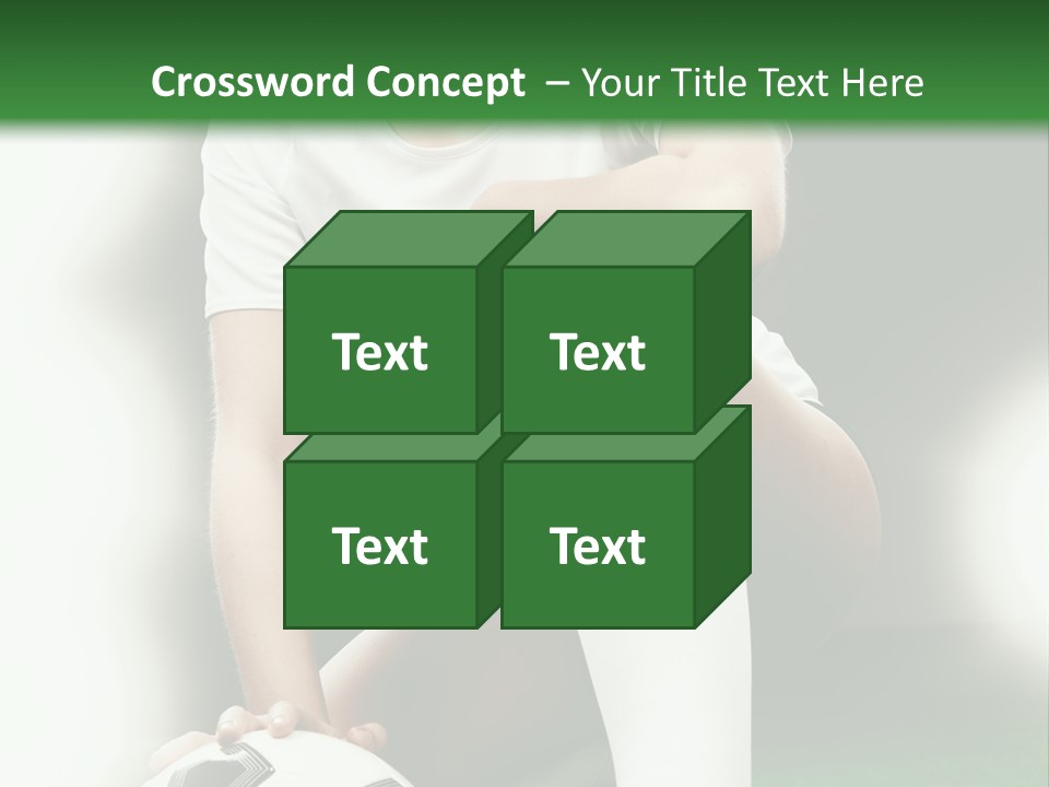 Soccer Woman PowerPoint Template