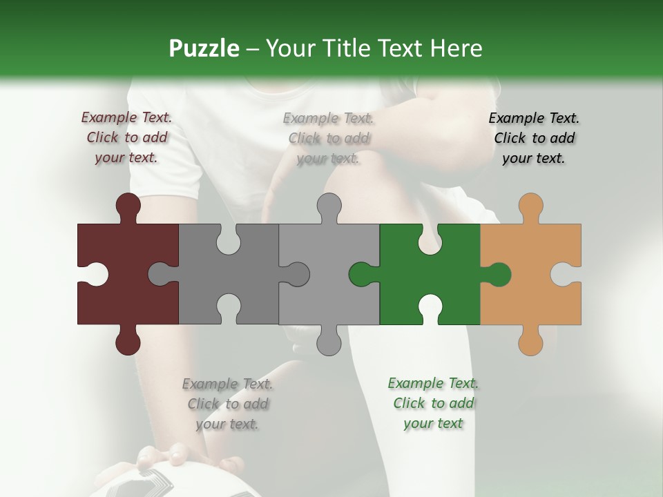 Soccer Woman PowerPoint Template