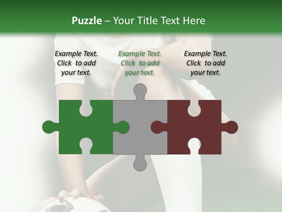 Soccer Woman PowerPoint Template