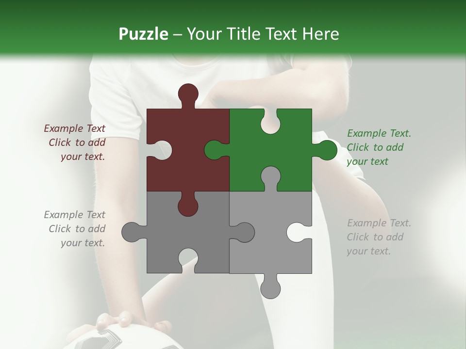 Soccer Woman PowerPoint Template