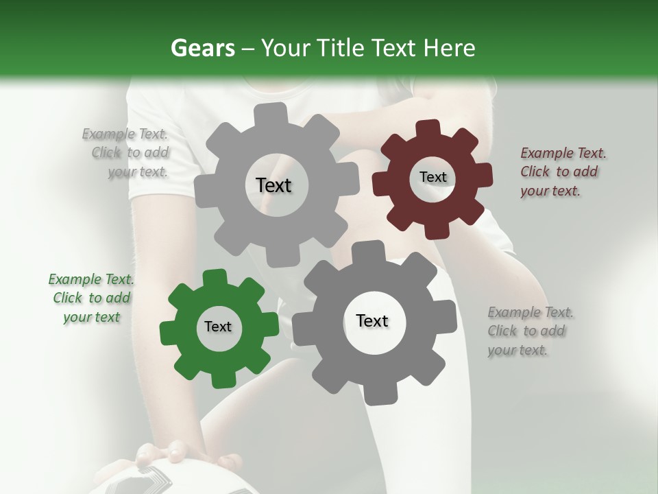 Soccer Woman PowerPoint Template