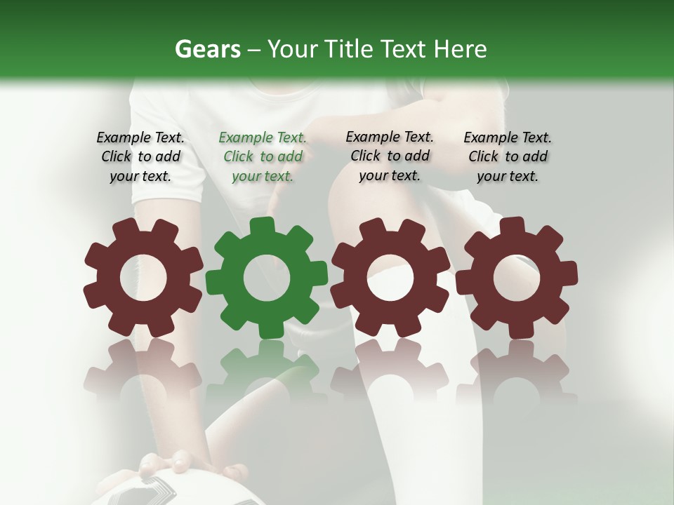 Soccer Woman PowerPoint Template