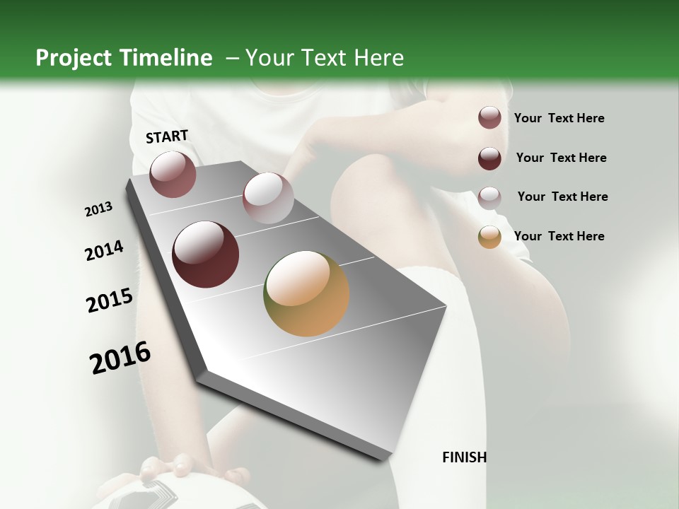 Soccer Woman PowerPoint Template