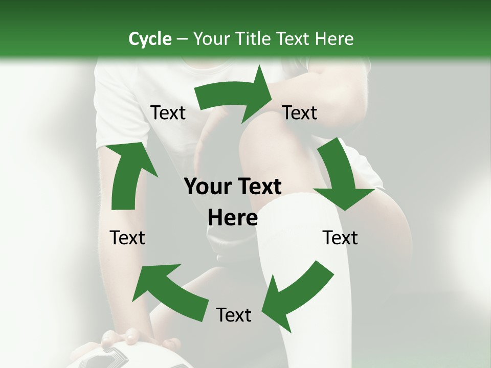 Soccer Woman PowerPoint Template