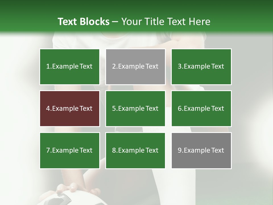 Soccer Woman PowerPoint Template