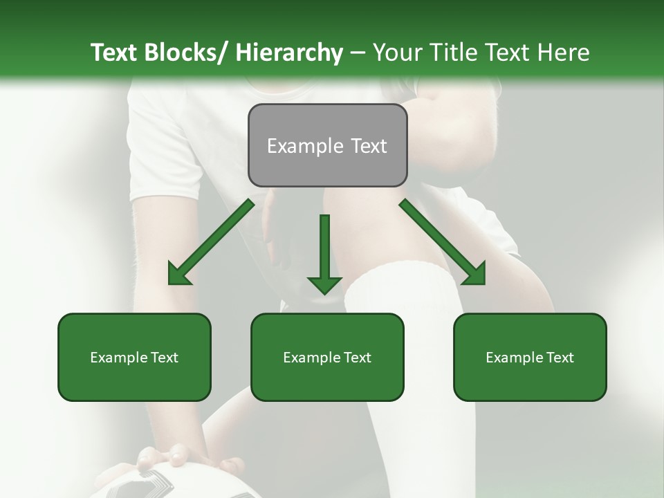 Soccer Woman PowerPoint Template