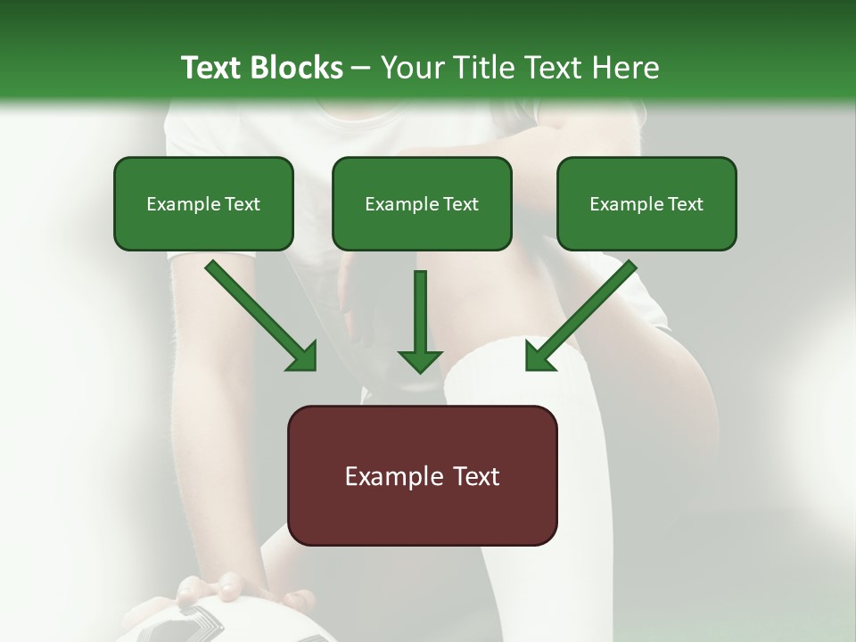 Soccer Woman PowerPoint Template