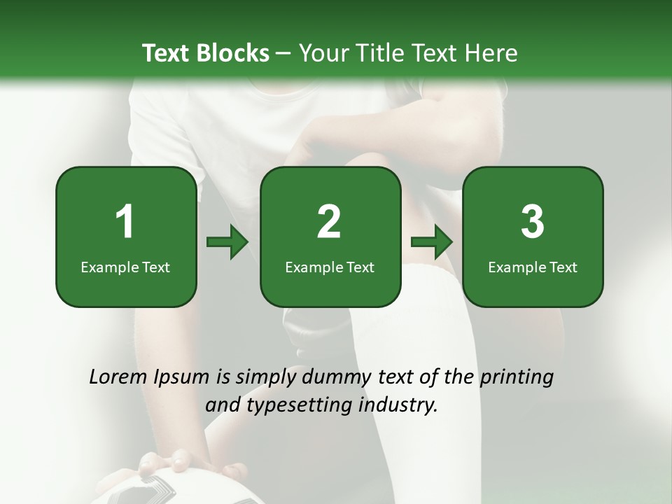 Soccer Woman PowerPoint Template