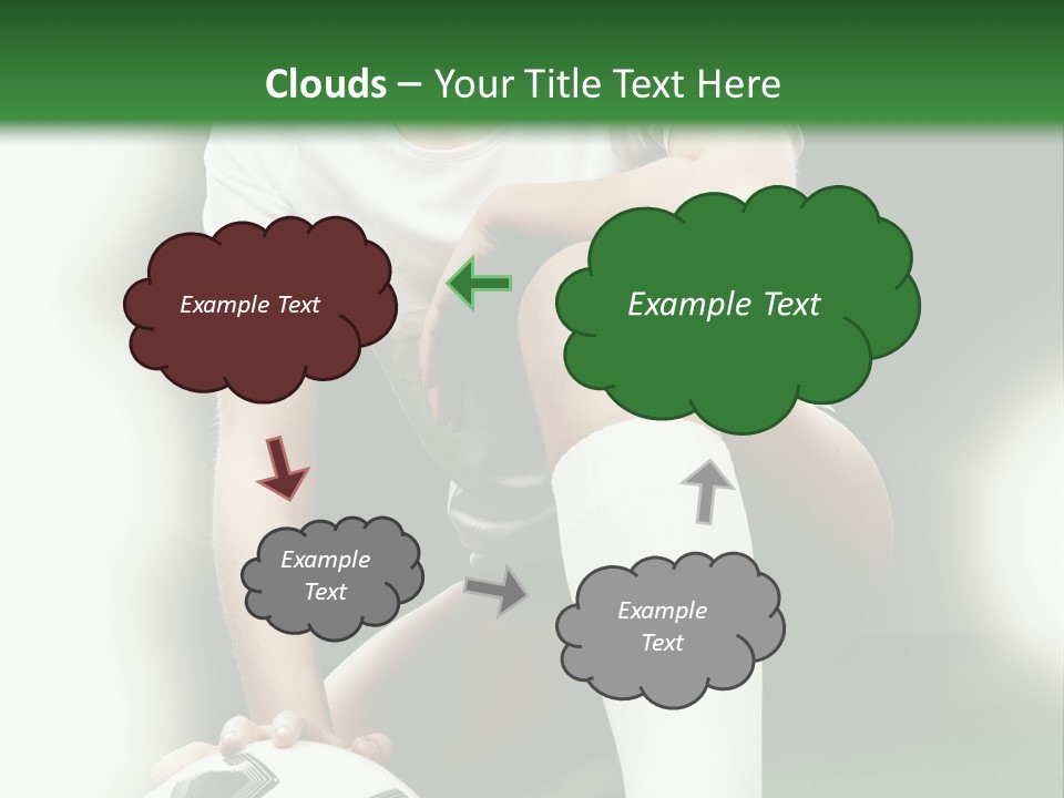 Soccer Woman PowerPoint Template