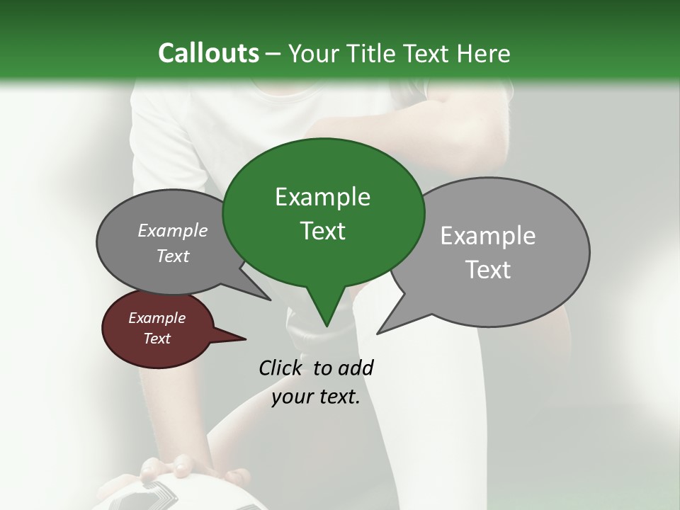 Soccer Woman PowerPoint Template