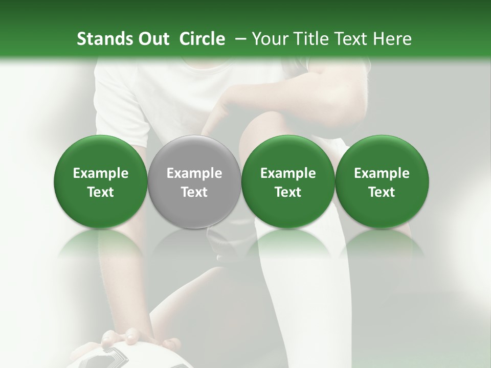 Soccer Woman PowerPoint Template