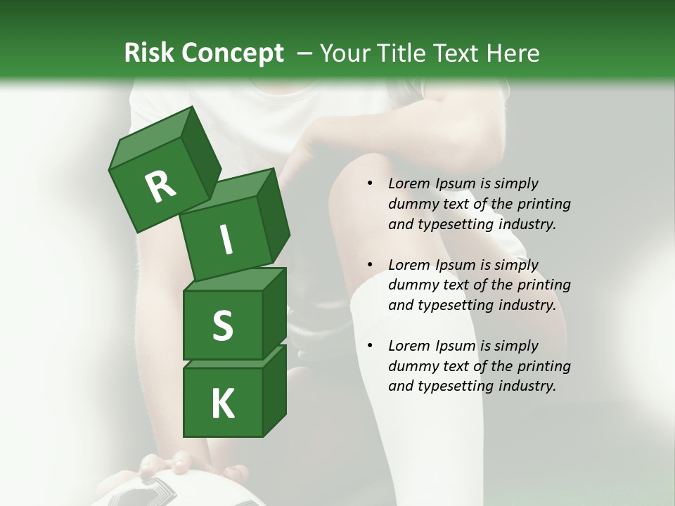 Soccer Woman PowerPoint Template