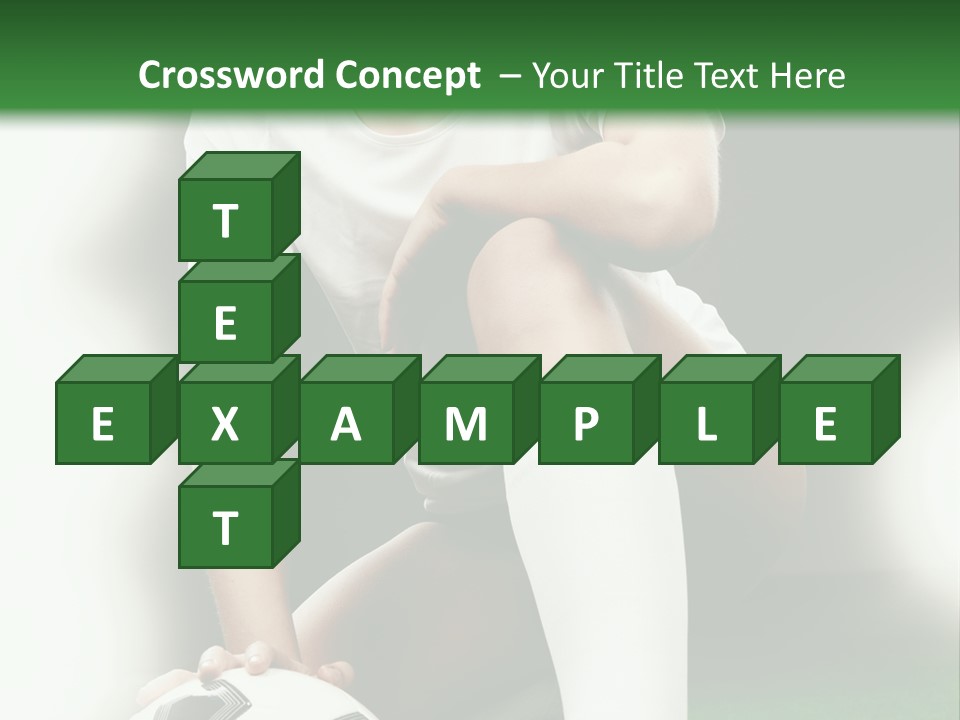 Soccer Woman PowerPoint Template