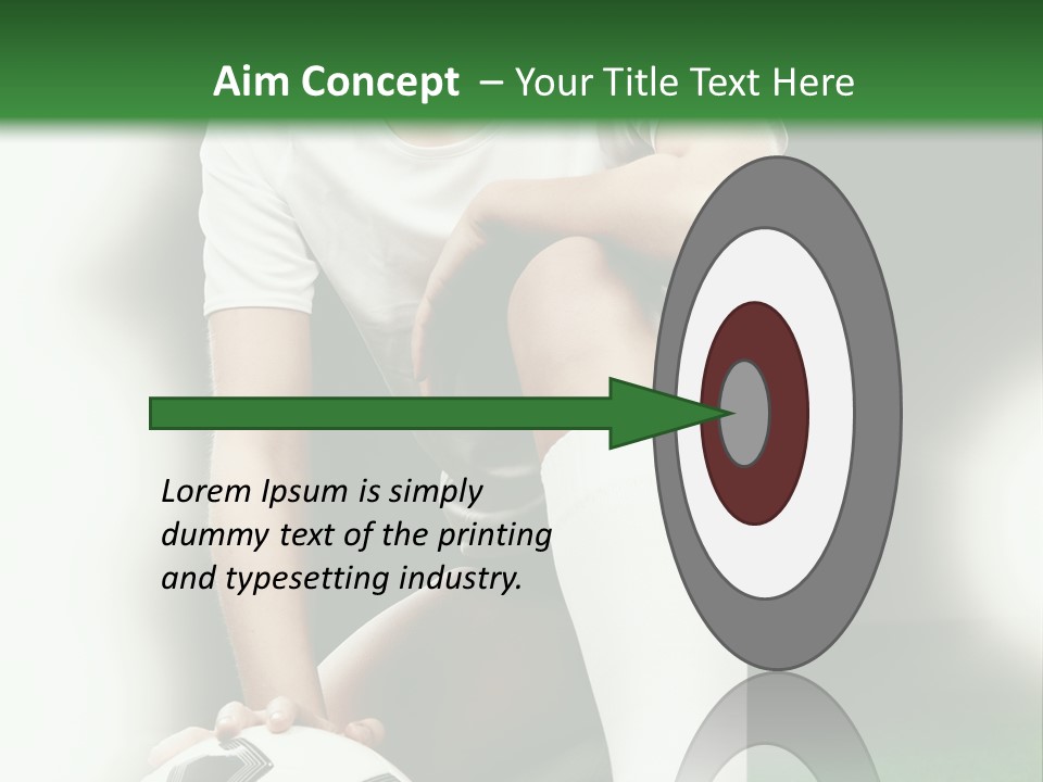 Soccer Woman PowerPoint Template