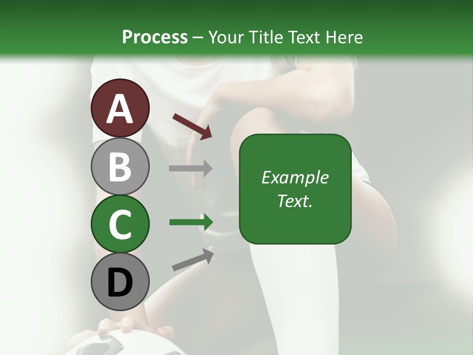 Soccer Woman PowerPoint Template