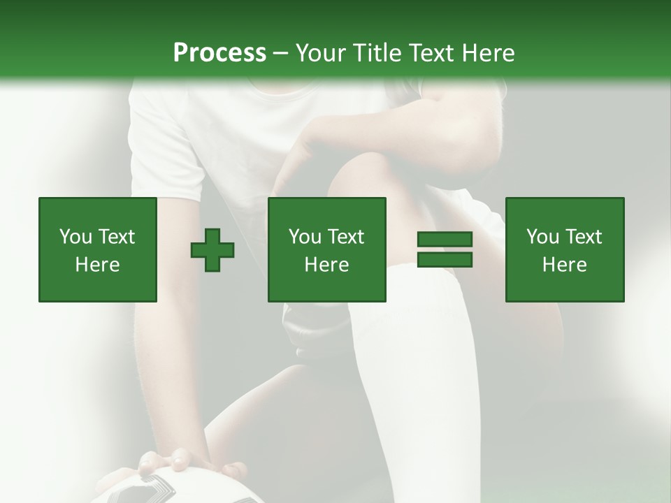 Soccer Woman PowerPoint Template