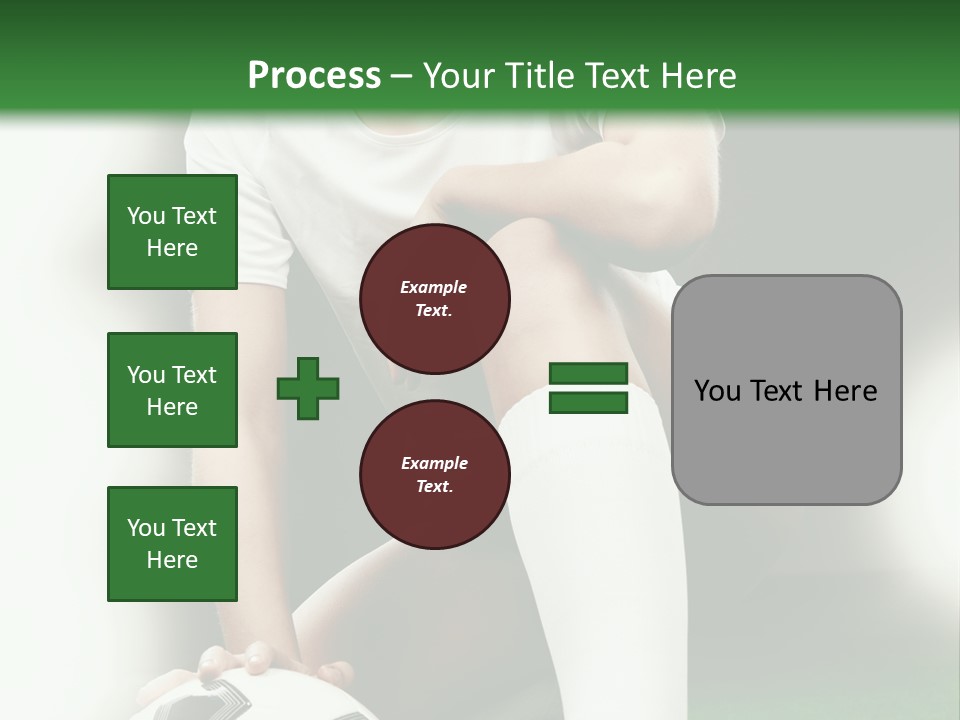 Soccer Woman PowerPoint Template