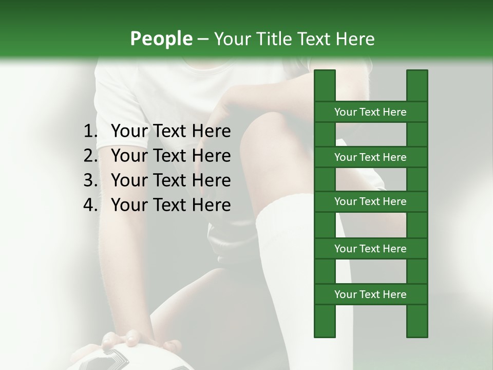 Soccer Woman PowerPoint Template