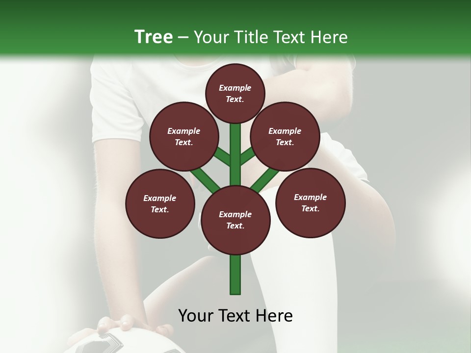 Soccer Woman PowerPoint Template