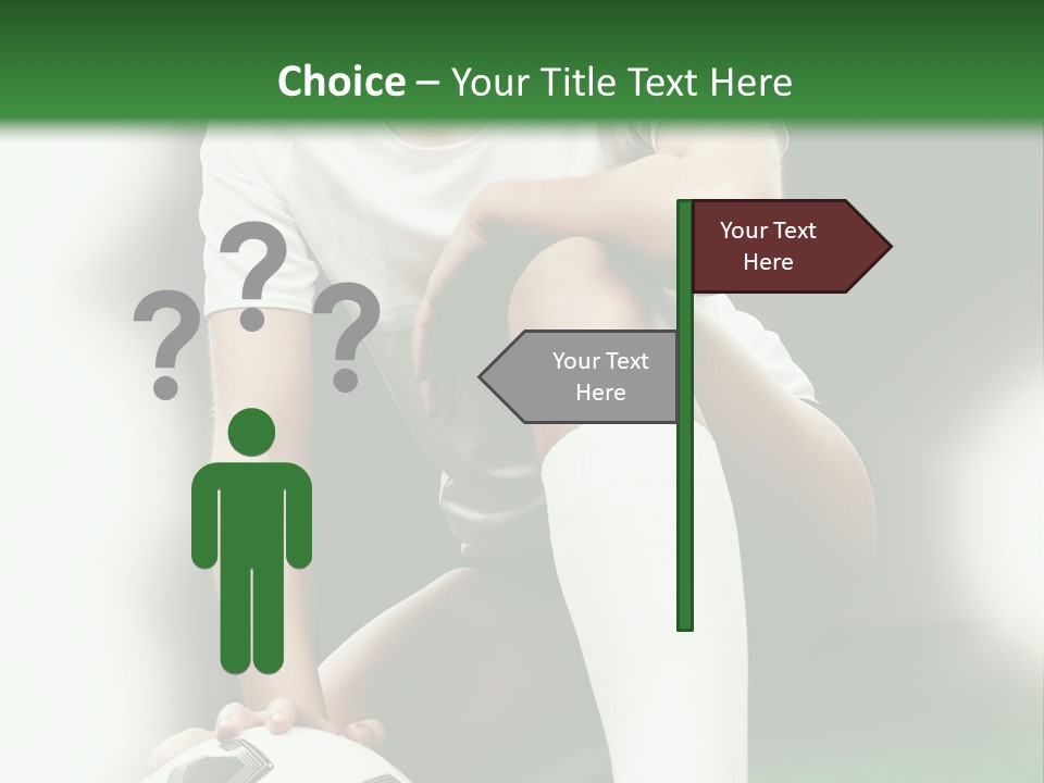 Soccer Woman PowerPoint Template