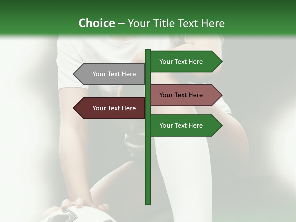 Soccer Woman PowerPoint Template