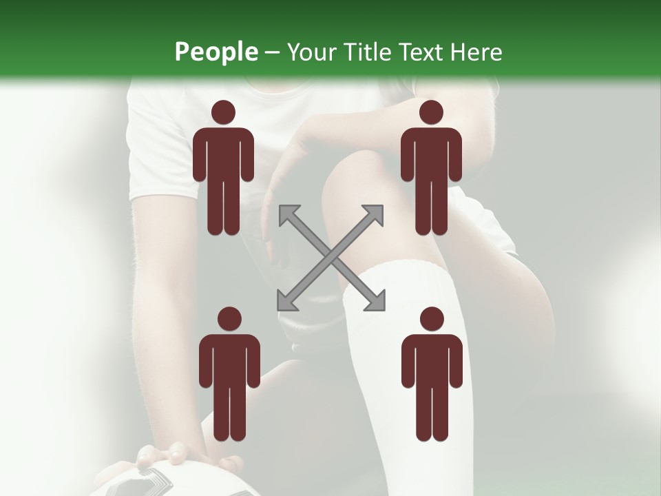 Soccer Woman PowerPoint Template