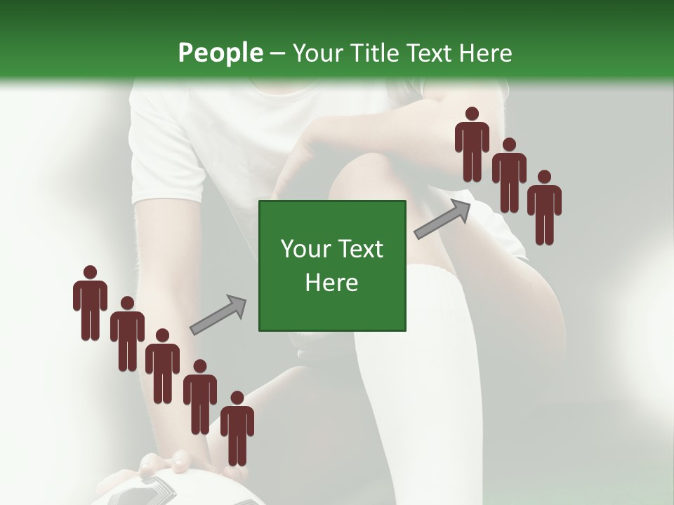 Soccer Woman PowerPoint Template