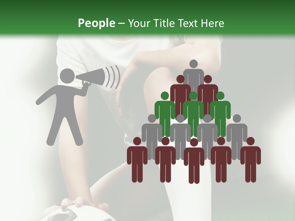 Soccer Woman PowerPoint Template