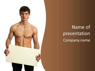 Empty Muscular Show PowerPoint Template