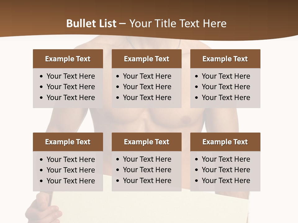 Empty Muscular Show PowerPoint Template