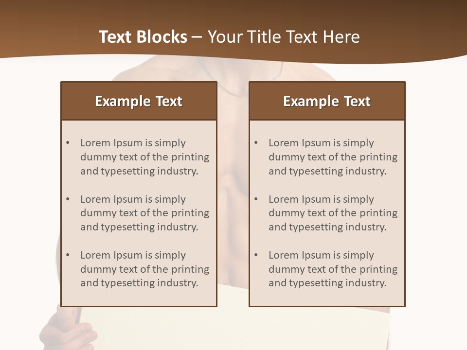 Empty Muscular Show PowerPoint Template