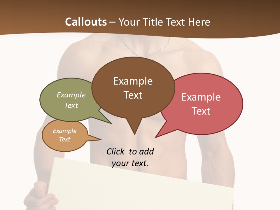 Empty Muscular Show PowerPoint Template