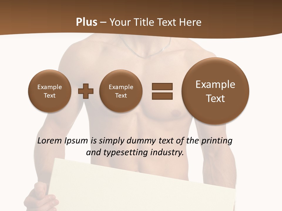 Empty Muscular Show PowerPoint Template
